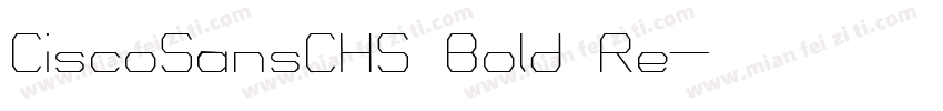 CiscoSansCHS Bold Re字体转换